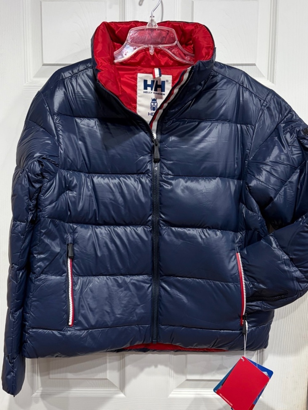 Helly Hansen Women's Medium Courchevel Puffy Down Jacket Navy NWT Ski Snowboard